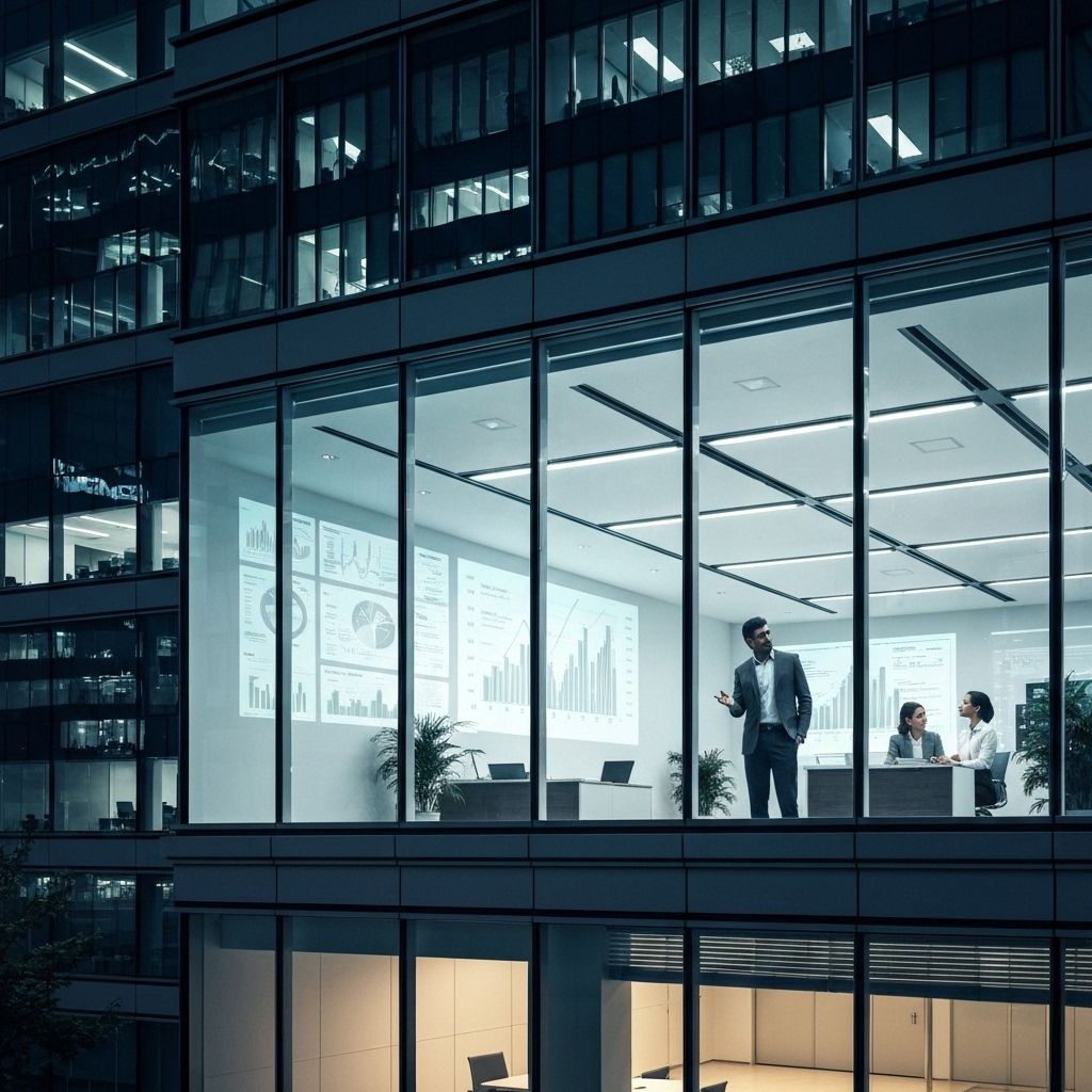 CON Securitizadora - Ambiente corporativo moderno